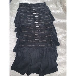 12 Black Men’s Size Medium Calvin Klein Cotton Stretch Boxer Briefs
